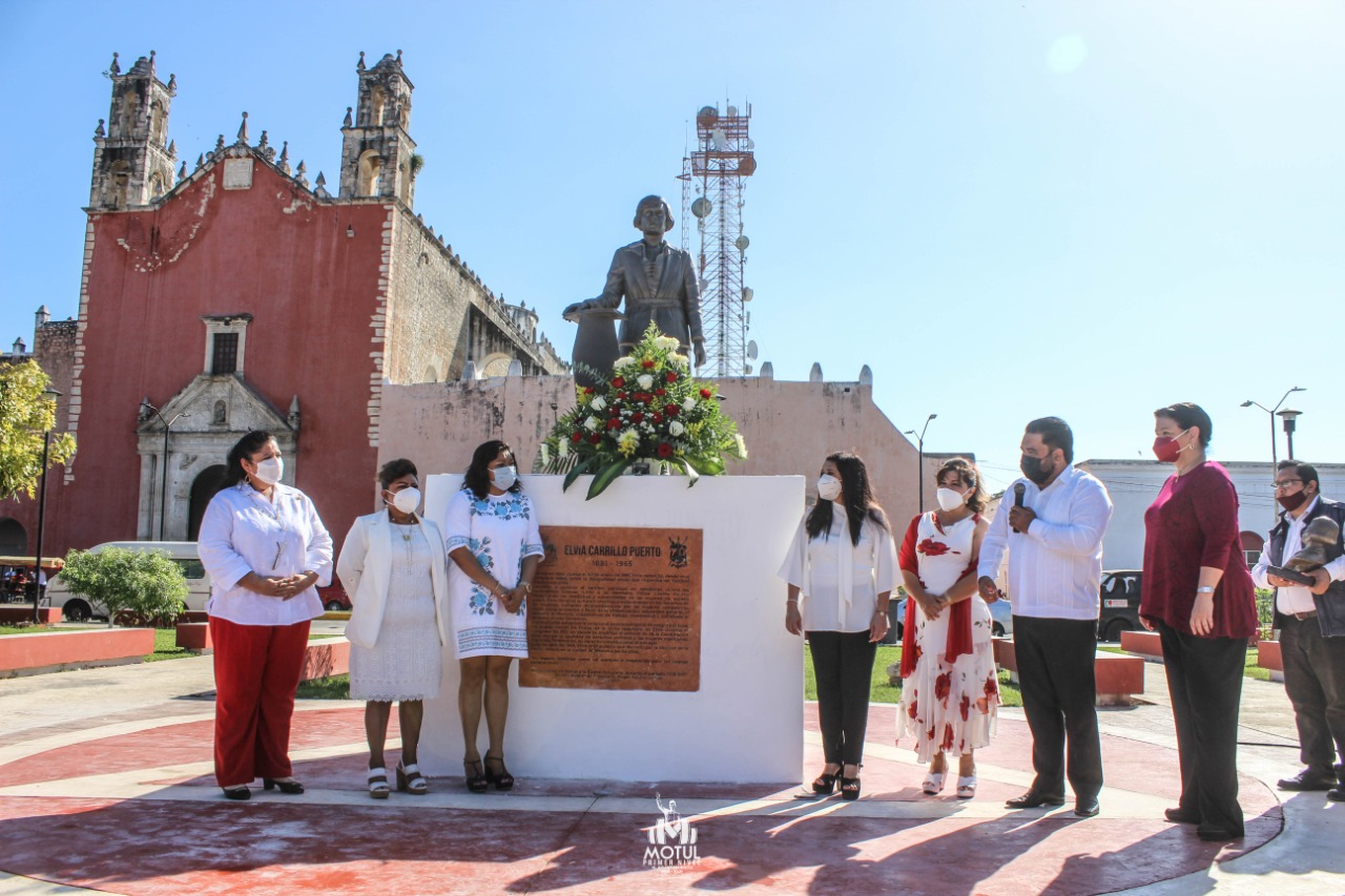 Celebran en Motul vida y trayectoria de Elvia Carrillo Puerto